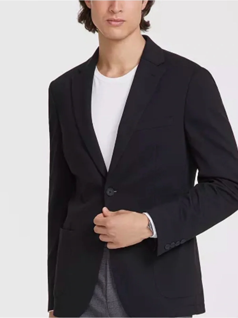 Calvin Klein Black Velvet Sport Coat